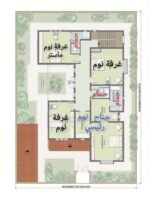 ⁦فيلا للبيع ( زاوية )_الجبيل الصناعية_حي جلمودة_محلة ينبع_مساحة 614م2⁩ - الصورة ⁦3⁩