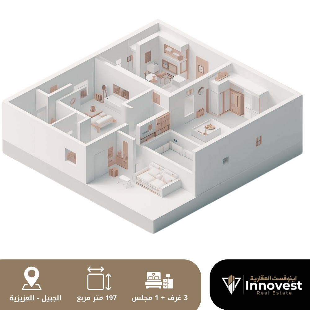 شقه للبيع _الجبيل ضاحية الملك فهد_العزيزيه_بعد الدانوب_مساحة 197 متر شقه للبيع _الجبيل ضاحية الملك فهد_العزيزيه_بعد الدانوب_مساحة 197 متر