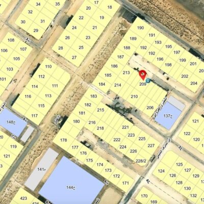 ارض للبيع_الجبيل الضاحية_الحي الرابع_غرناطه_مساحة 600 م