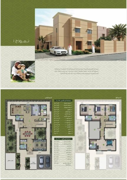 فيلا للبيع_الجبيل الصناعية_حي المطرفية_مساحة 508 م